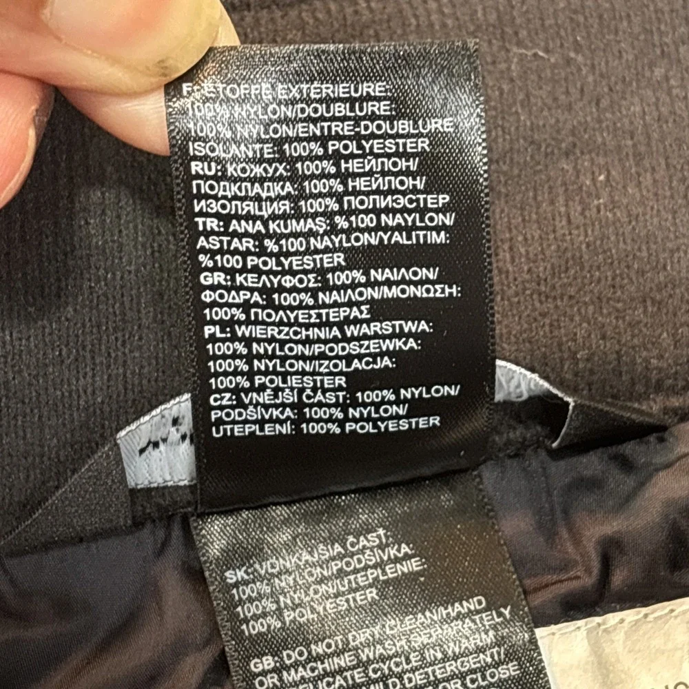 The North Face Boys Freedom Insulated Snow Pants‎ M 10/12 Black NWT